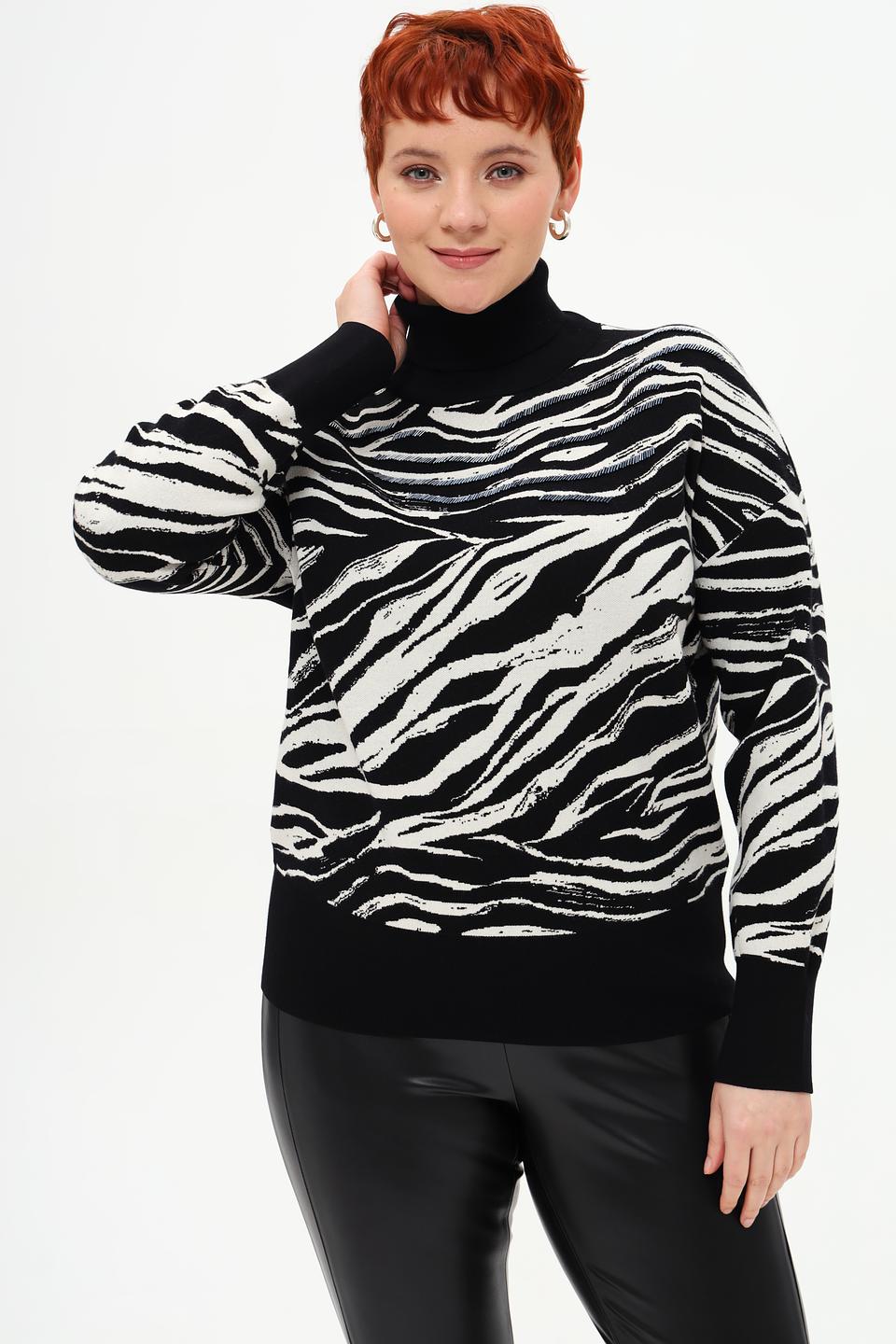 Водолазка Gerry Weber принт зебра