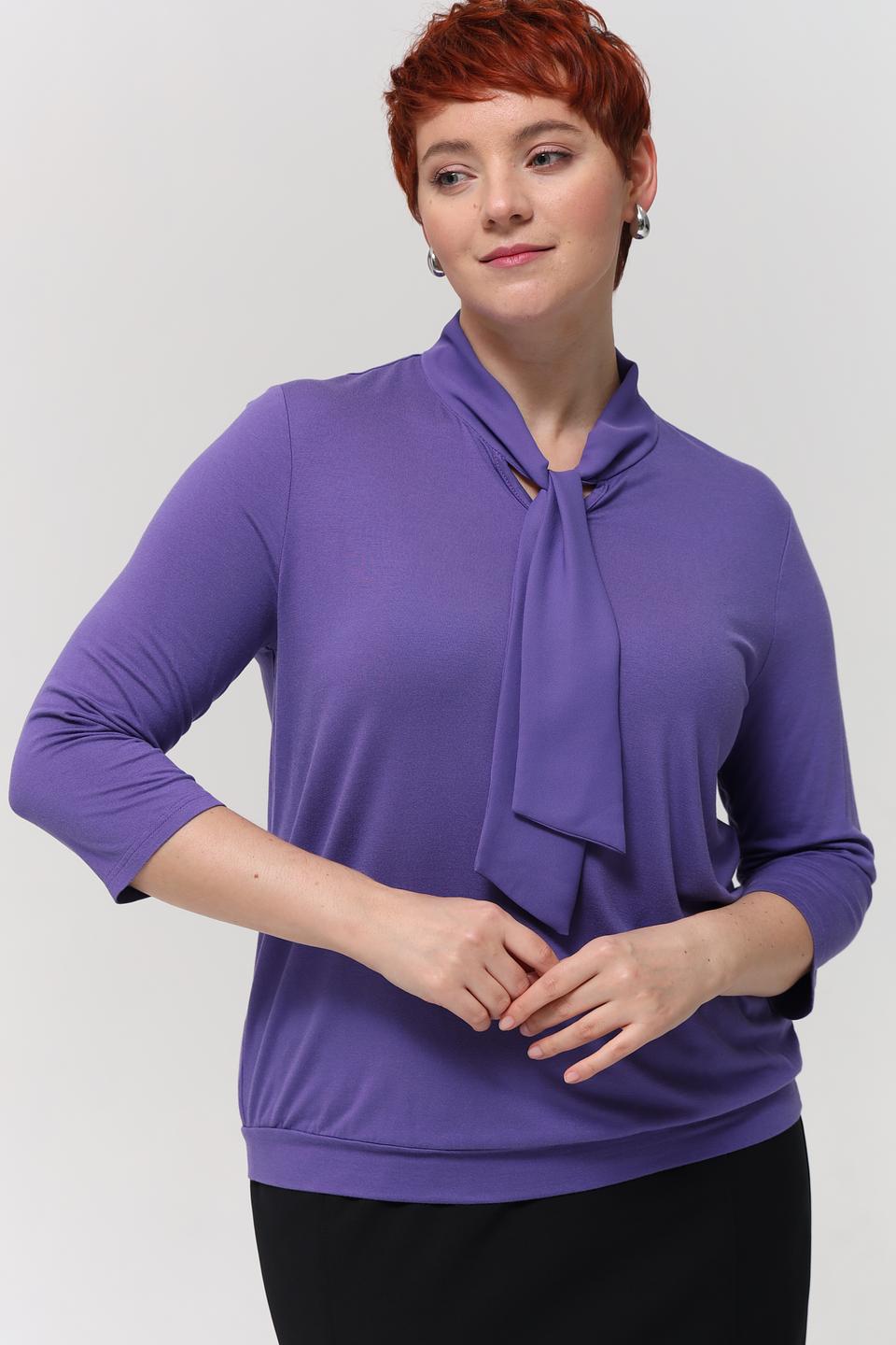 Блуза Frank Walder с завязками лавандовая