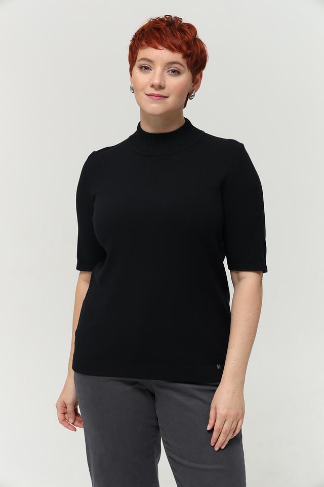 Пуловер Gollehaug чёрный с коротким рукавом