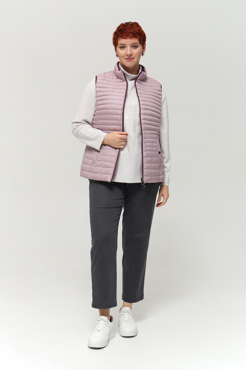 Жилет Lebek стеганый лавандовый