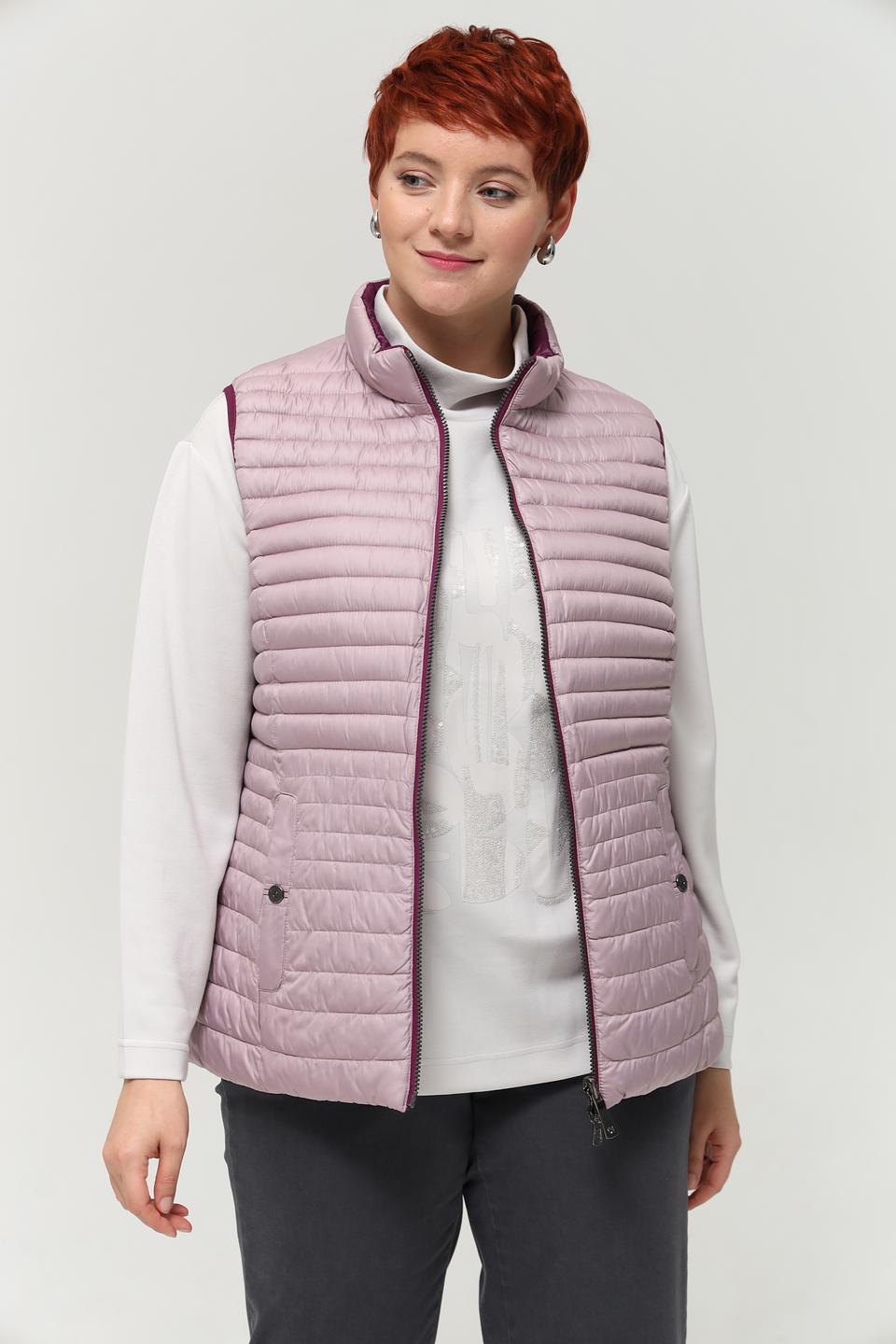 Жилет Lebek стеганый лавандовый