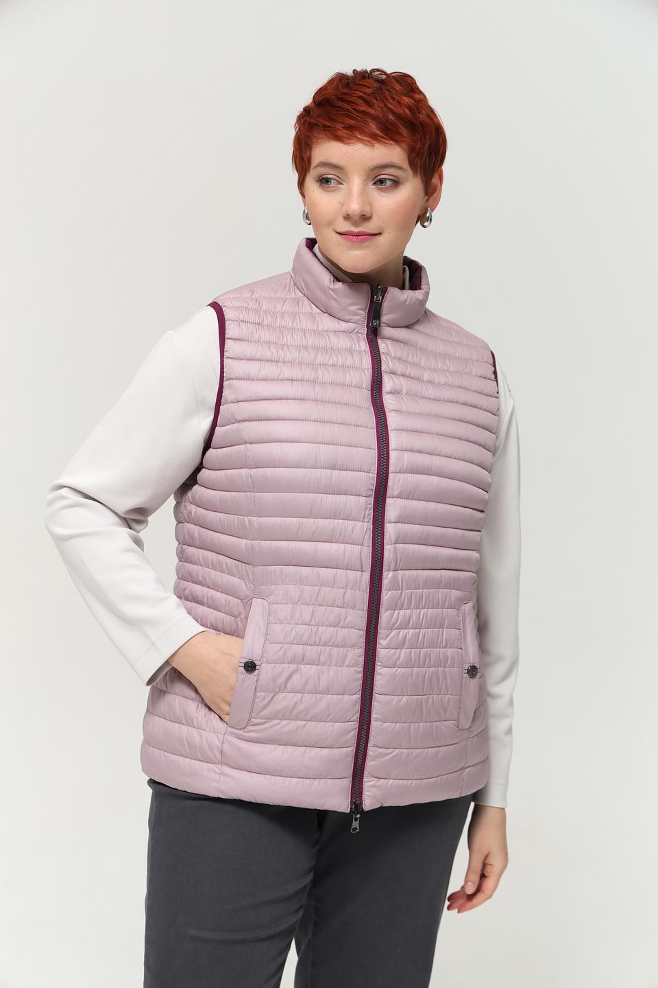 Жилет Lebek стеганый лавандовый