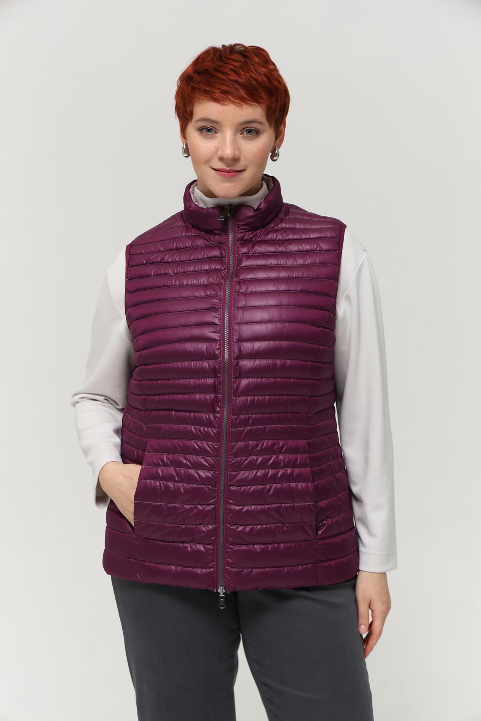 Жилет Lebek стеганый лавандовый