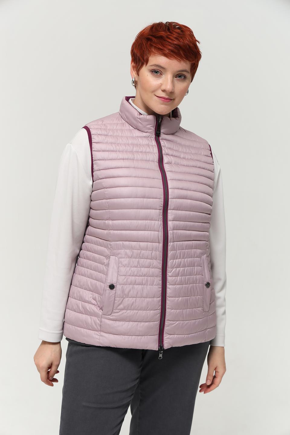Жилет Lebek стеганый лавандовый