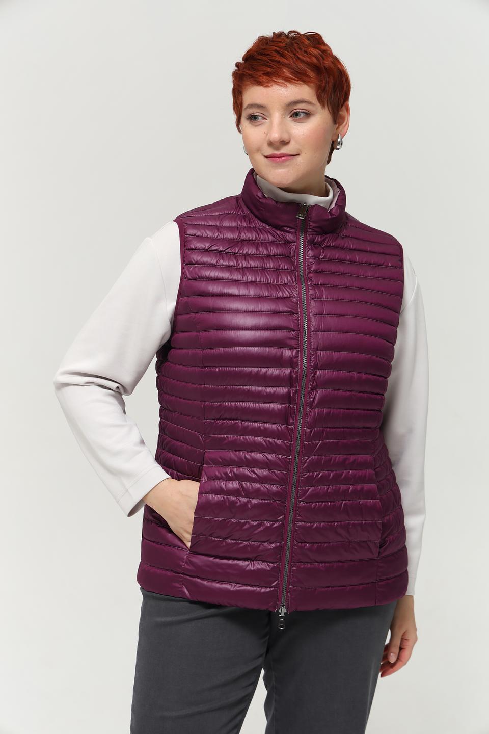 Жилет Lebek стеганый лавандовый