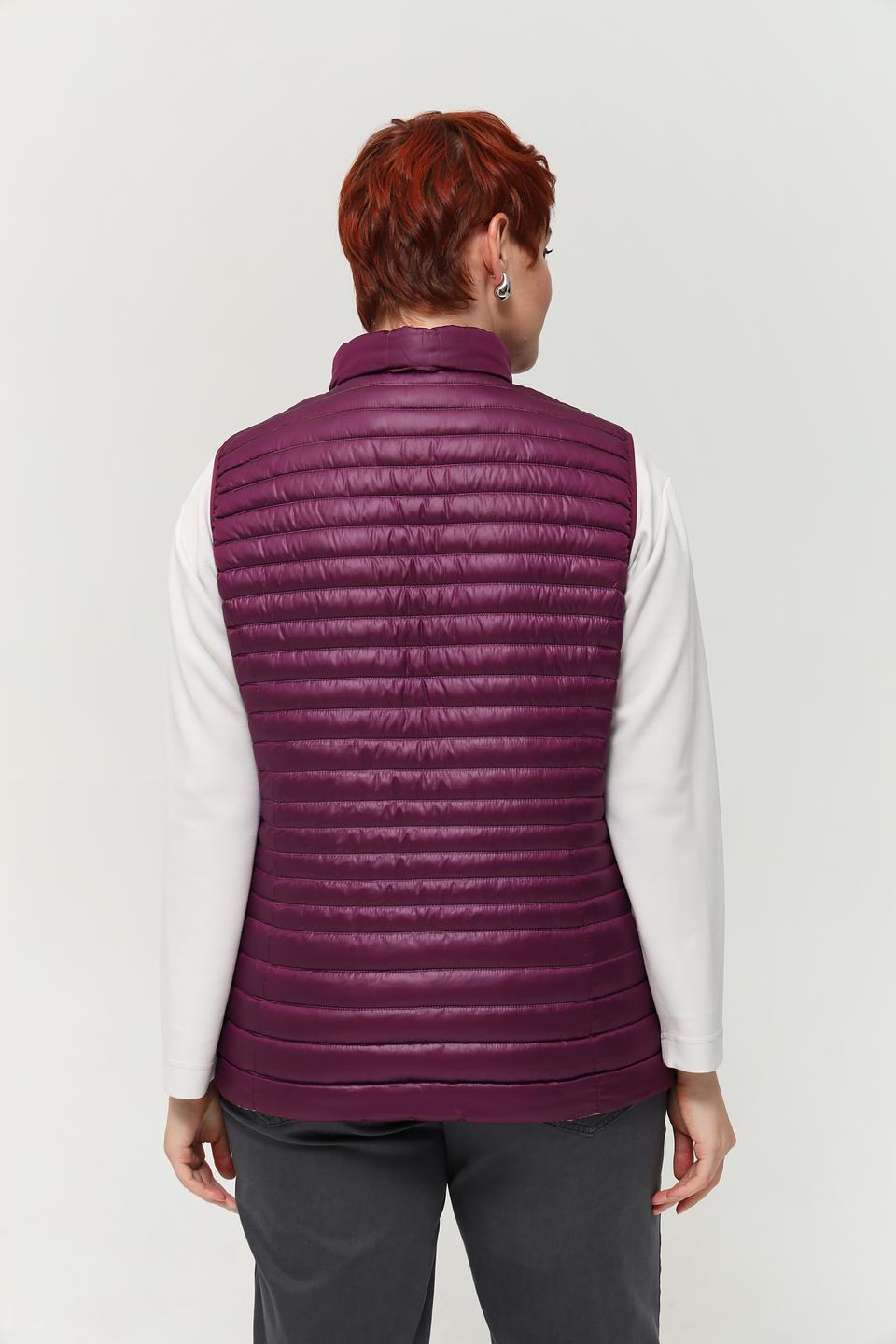 Жилет Lebek стеганый лавандовый