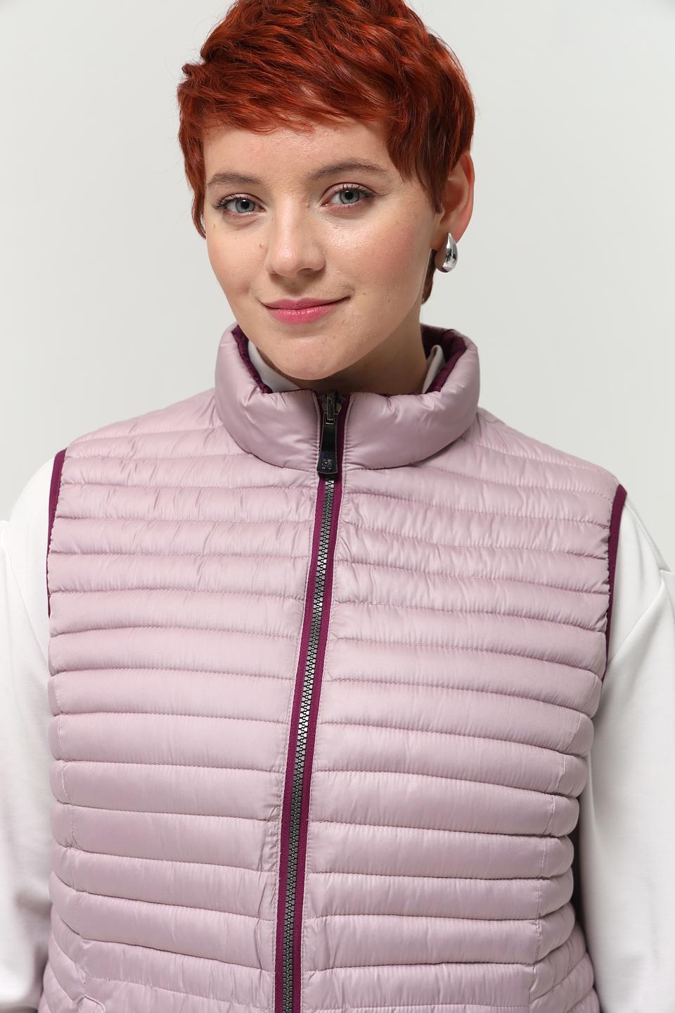 Жилет Lebek стеганый лавандовый