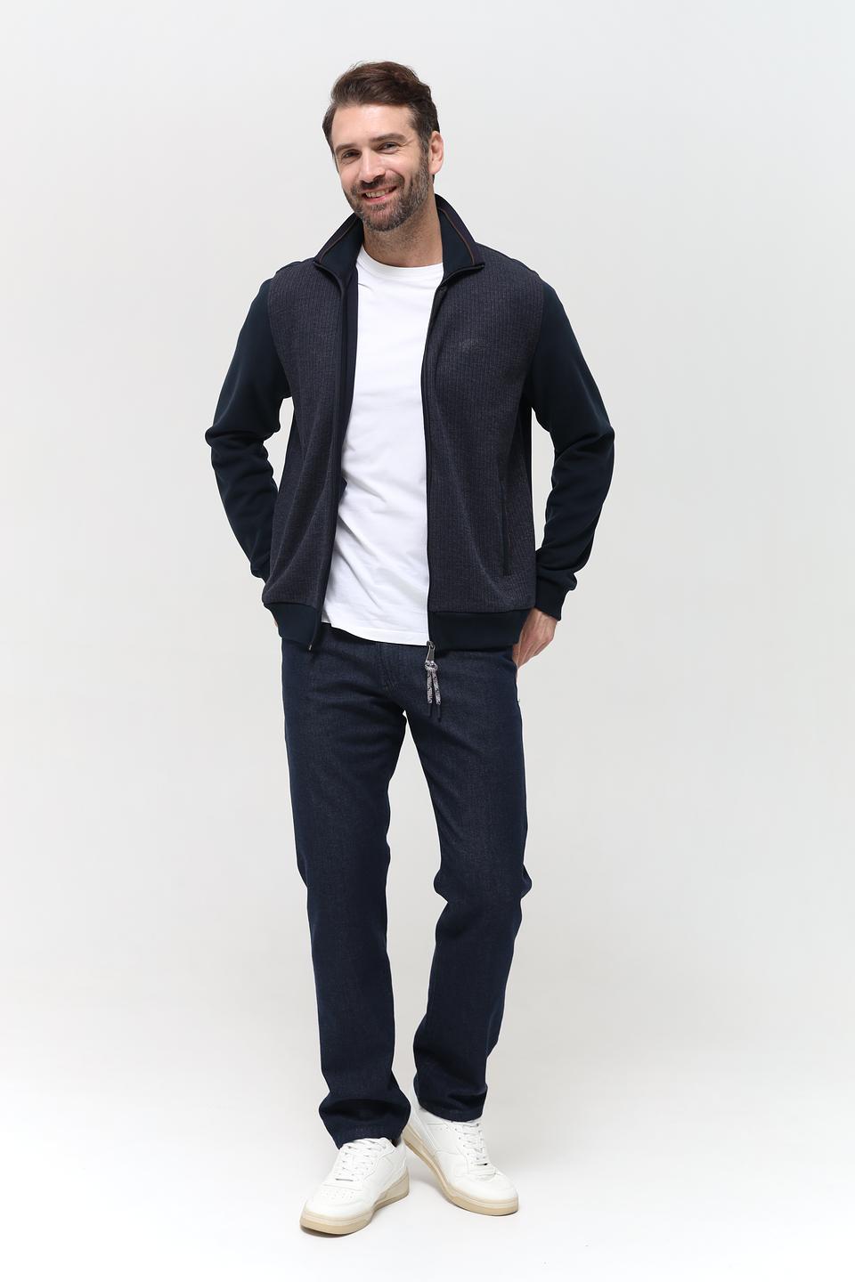 Кардиган Monte Carlo мужской тёмно-синий