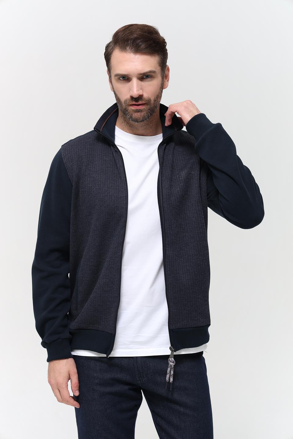 Кардиган Monte Carlo мужской тёмно-синий