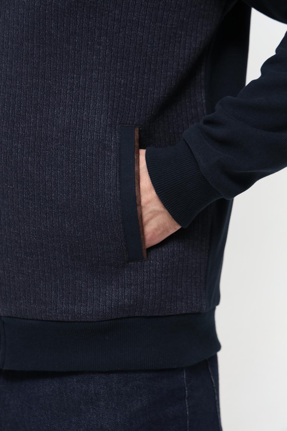 Кардиган Monte Carlo мужской тёмно-синий