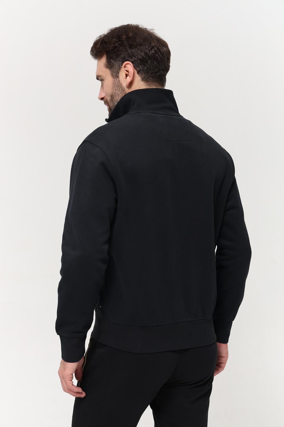 Кардиган Granchio чёрный на молнии