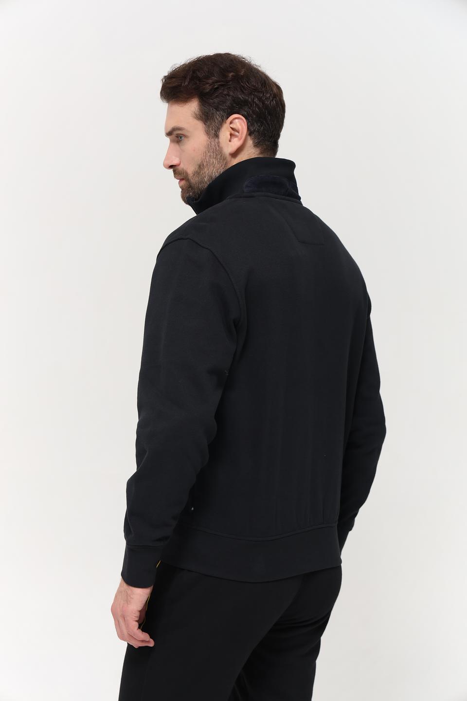 Кардиган Granchio чёрный на молнии