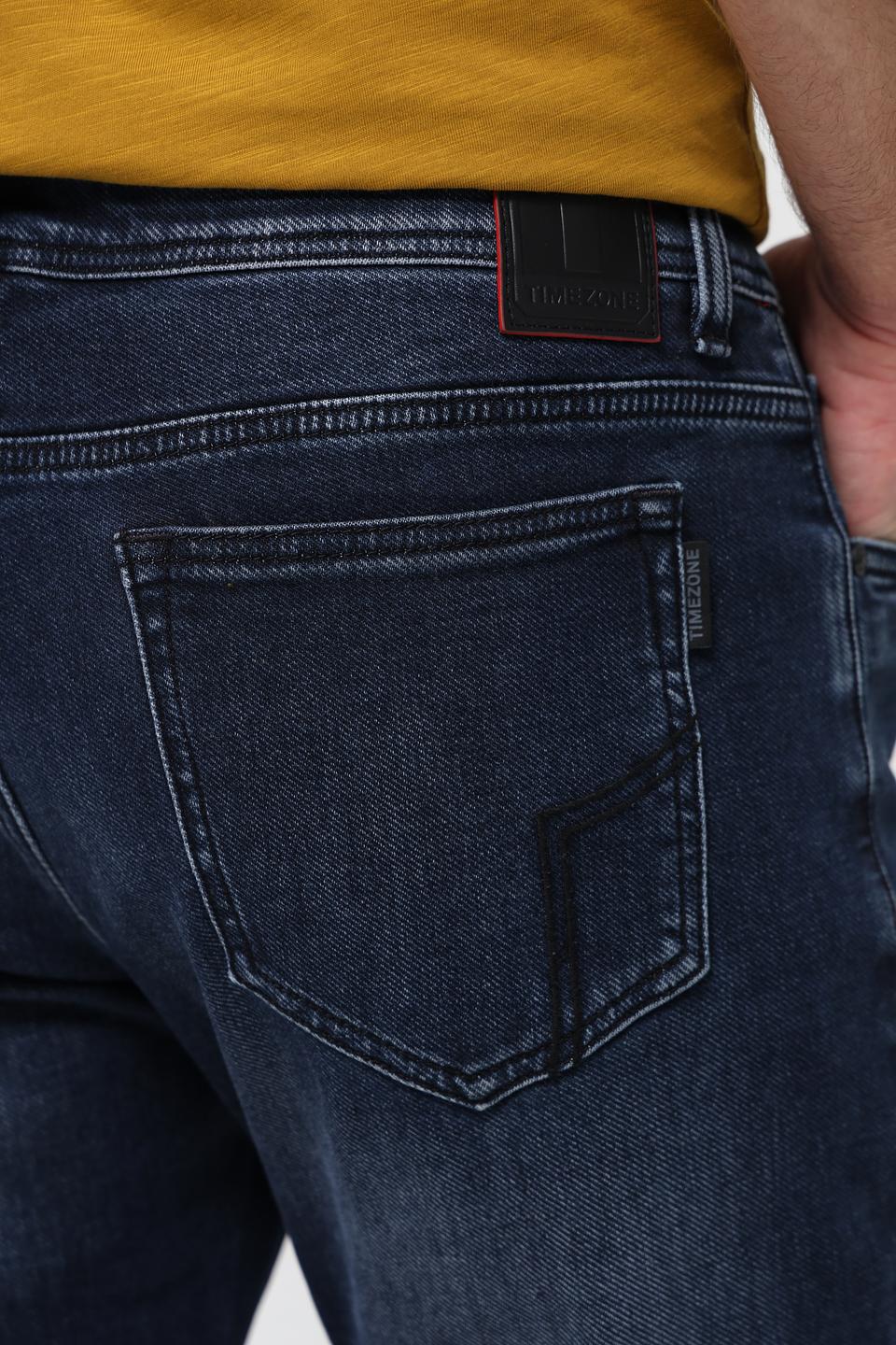 Джинсы Time Zone Slim Fit тёмно-синие