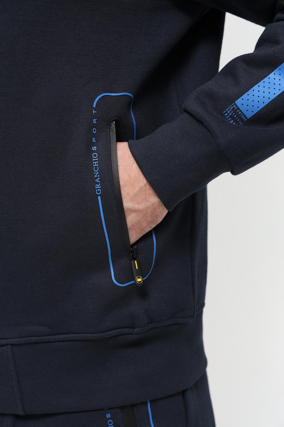 Кардиган Granchio мужской тёмно-синий