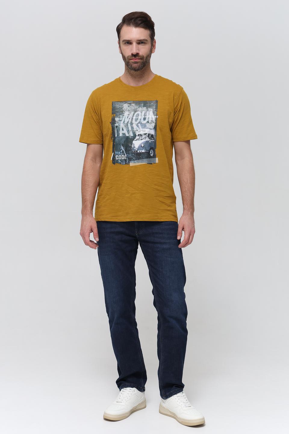 Футболка Casa Moda с принтом горный пейзаж