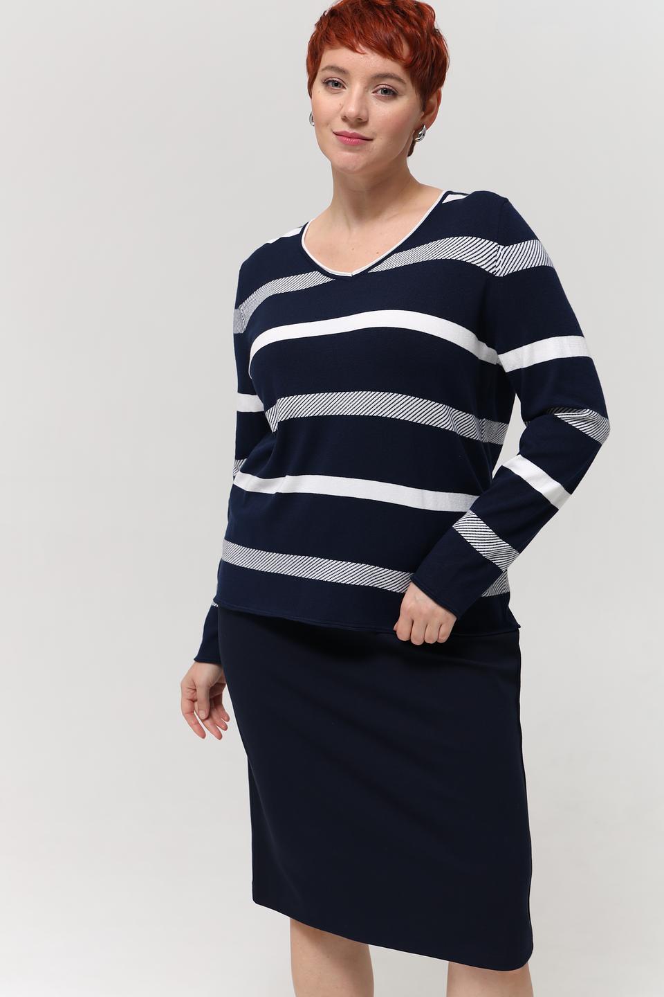 Пуловер Gollehaug в полоску