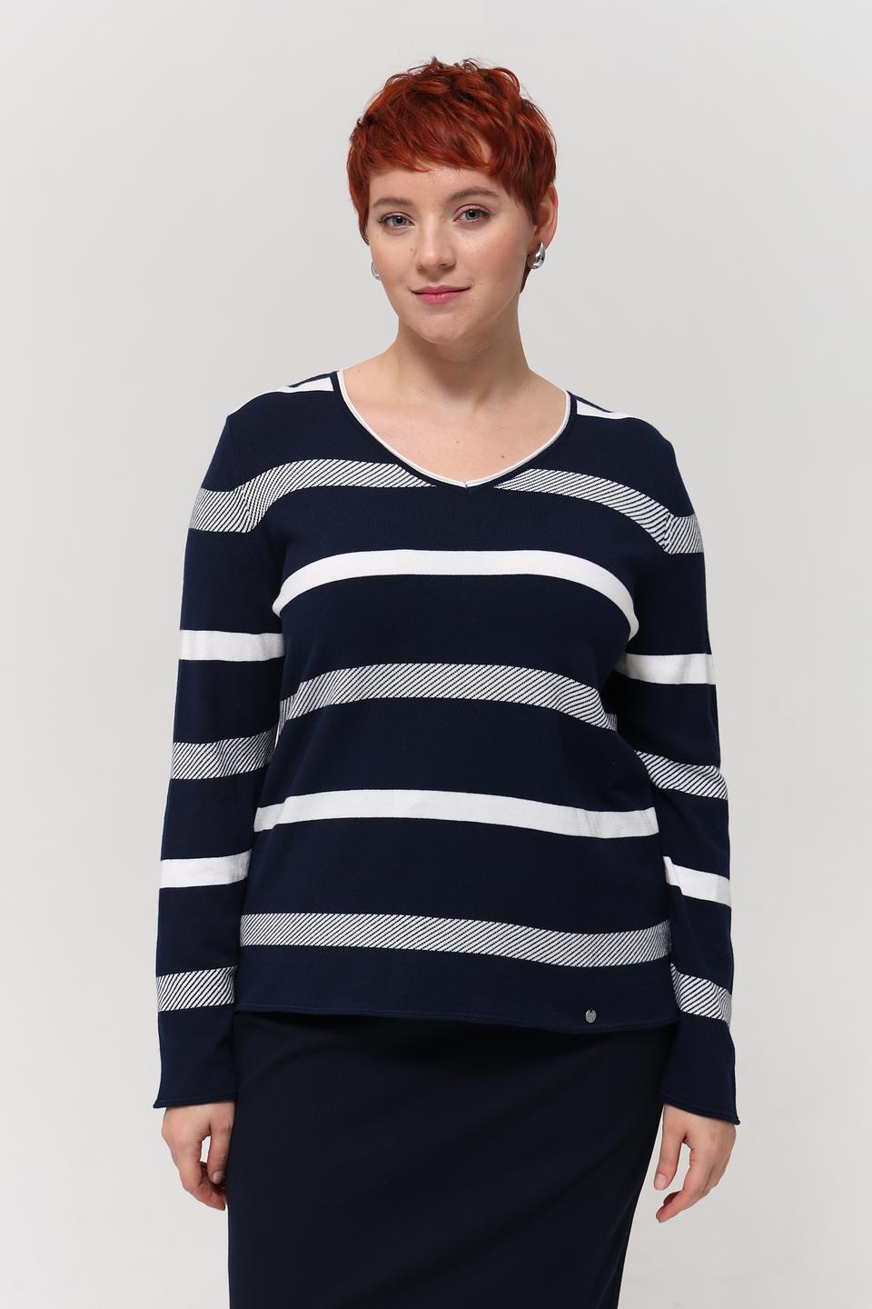 Пуловер Gollehaug в полоску