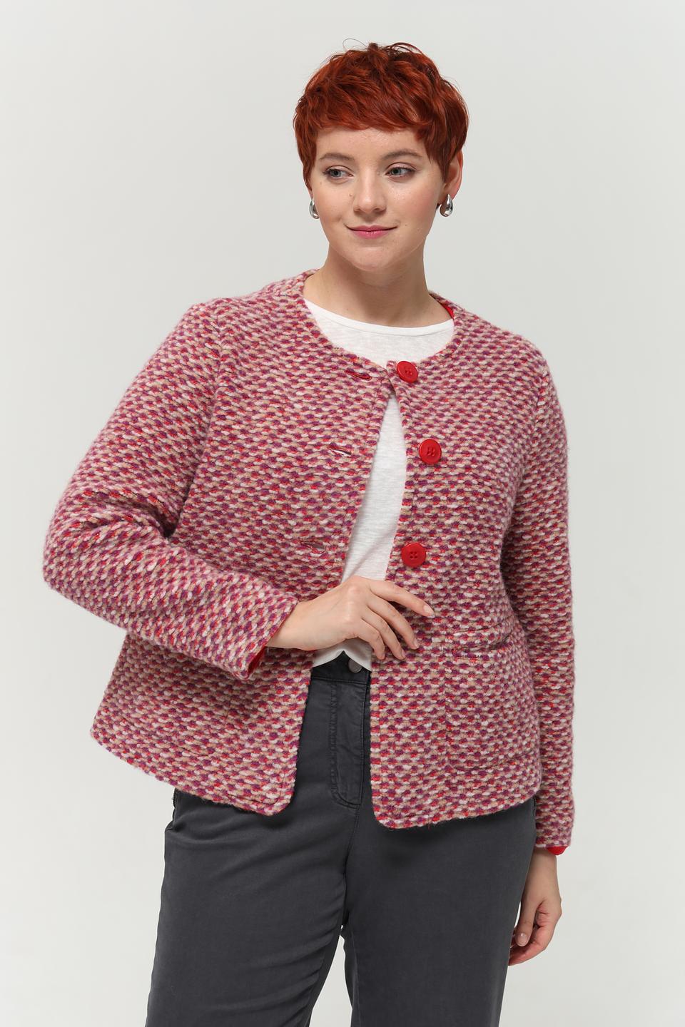 Жакет Bianca в клетку красный