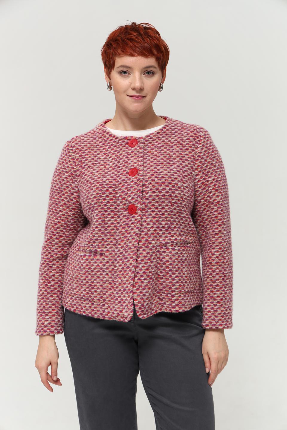 Жакет Bianca в клетку красный
