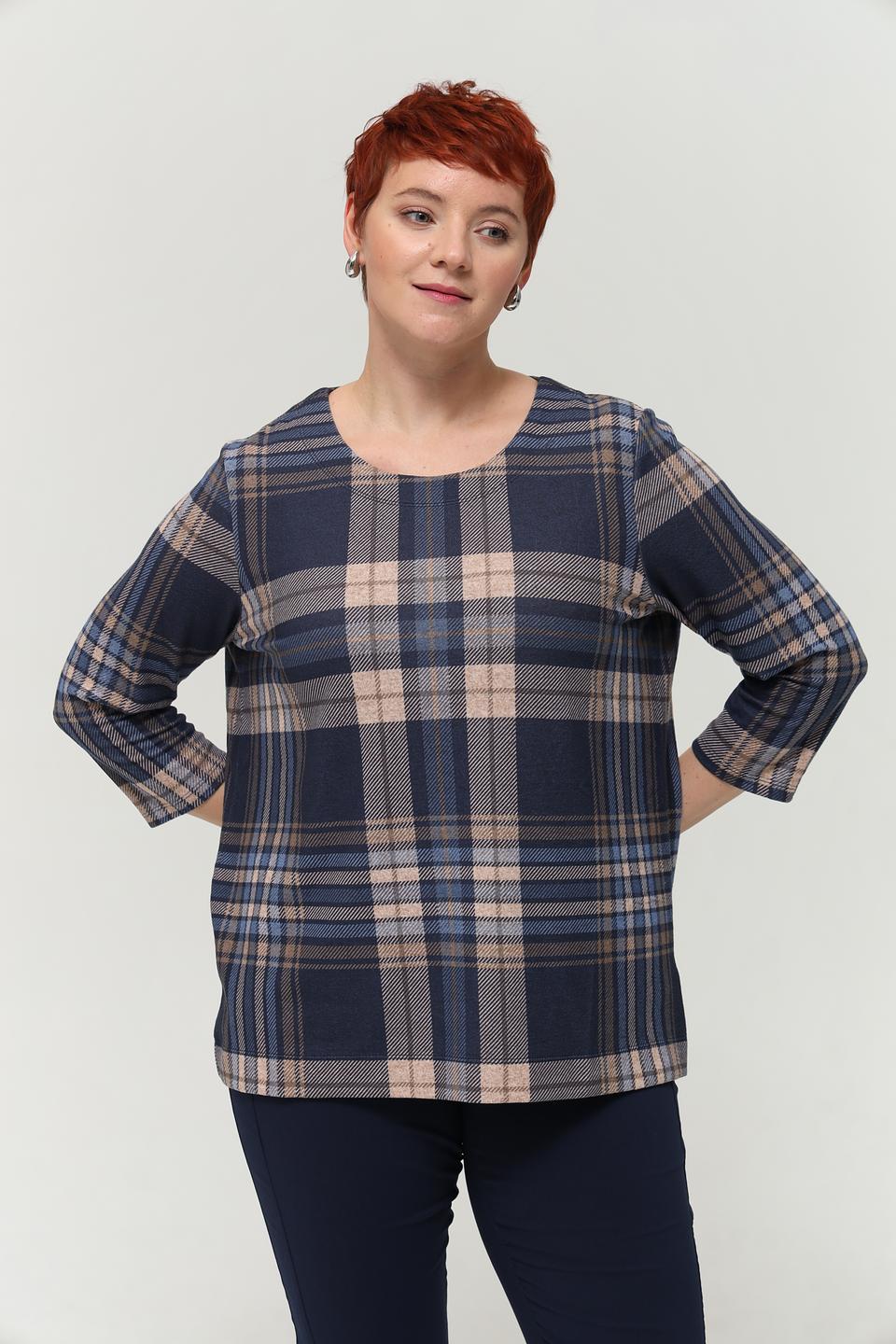 Пуловер Via Appia в клетку