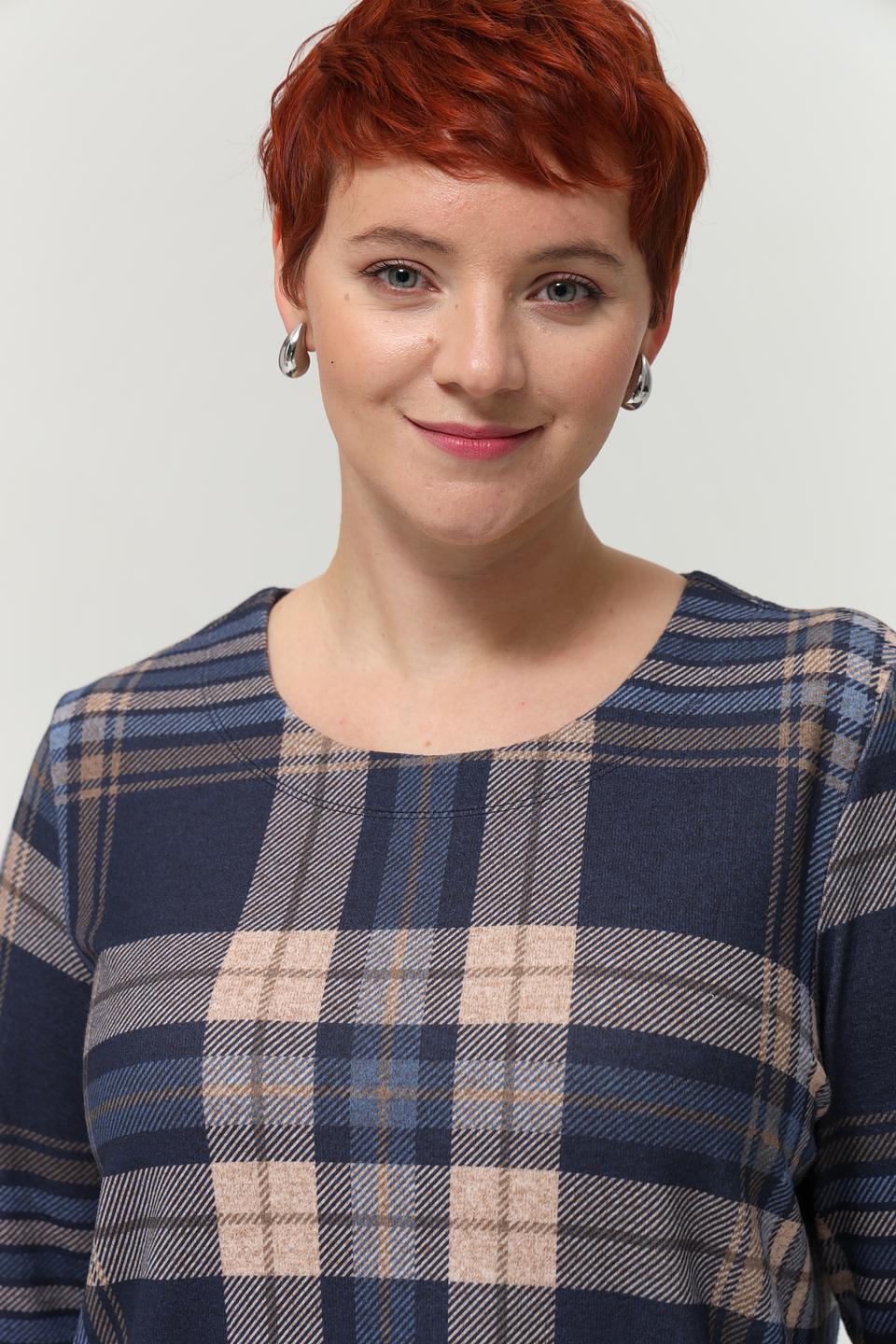 Пуловер Via Appia в клетку