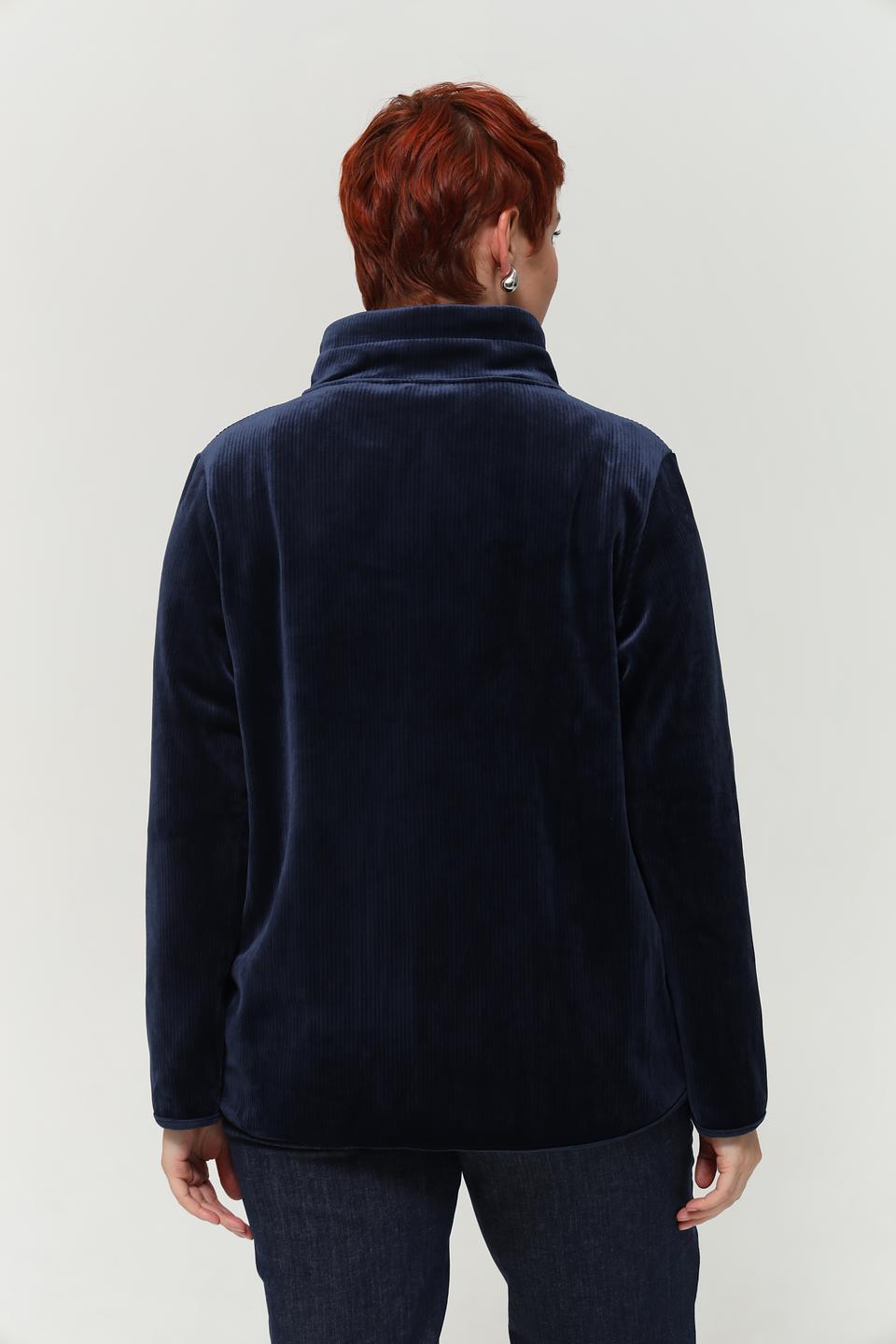 Жакет Via Appia вельветовый тёмно-синий