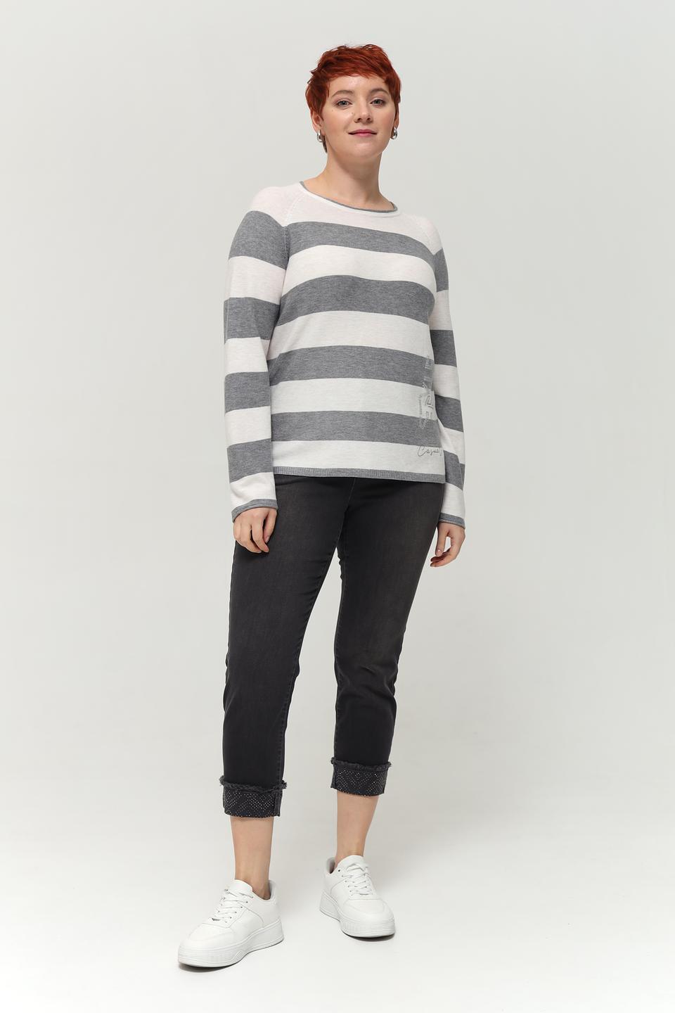 Джинсы Rabe collection серые укороченные