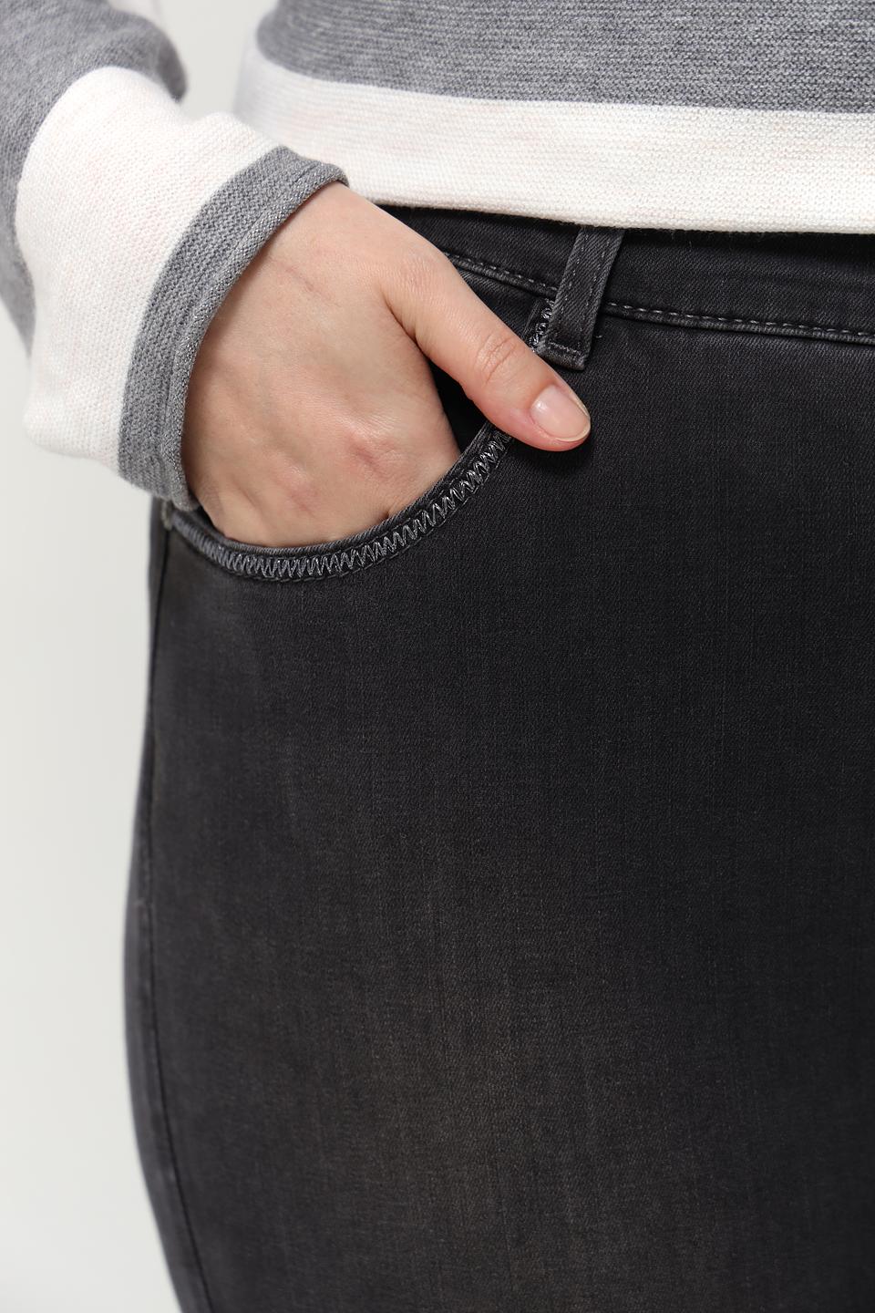 Джинсы Rabe collection серые укороченные