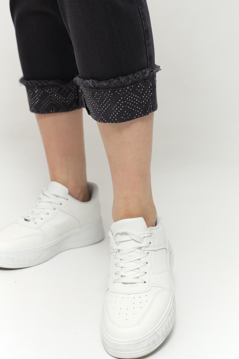 Джинсы Rabe collection серые укороченные