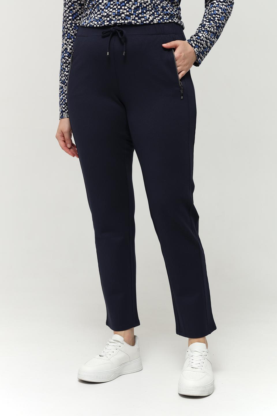 Брюки Lebek классические темно-синие