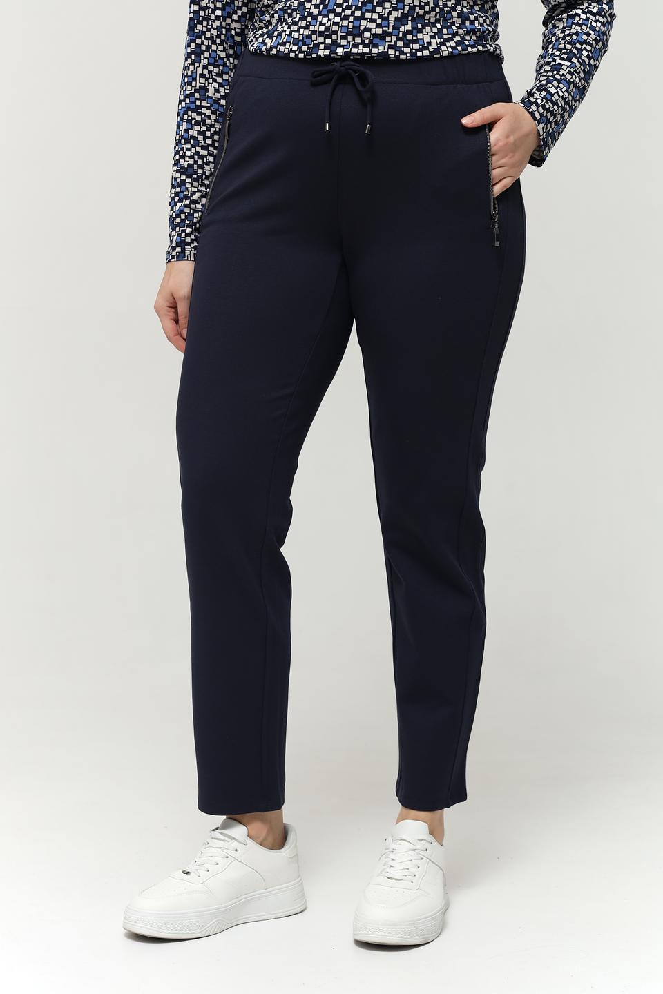 Брюки Lebek классические темно-синие