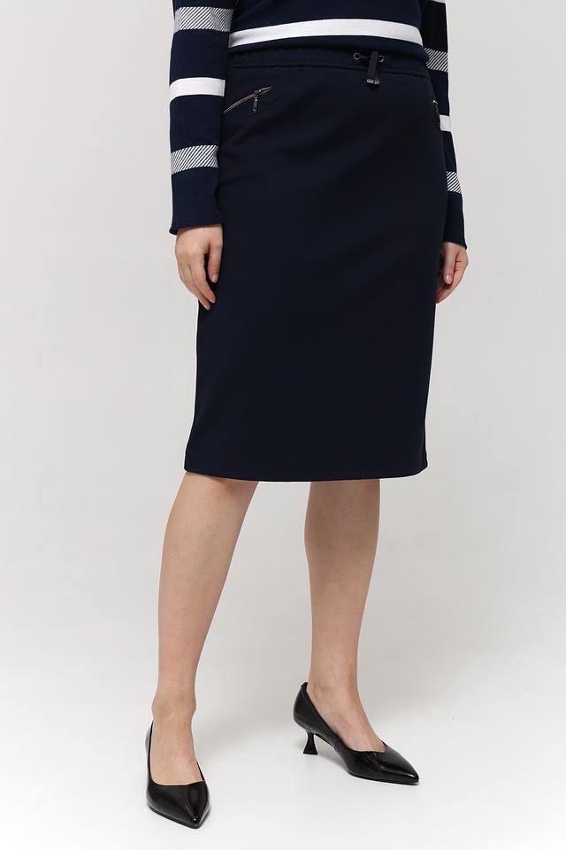 Юбка Rabe collection классическая темно-синяя