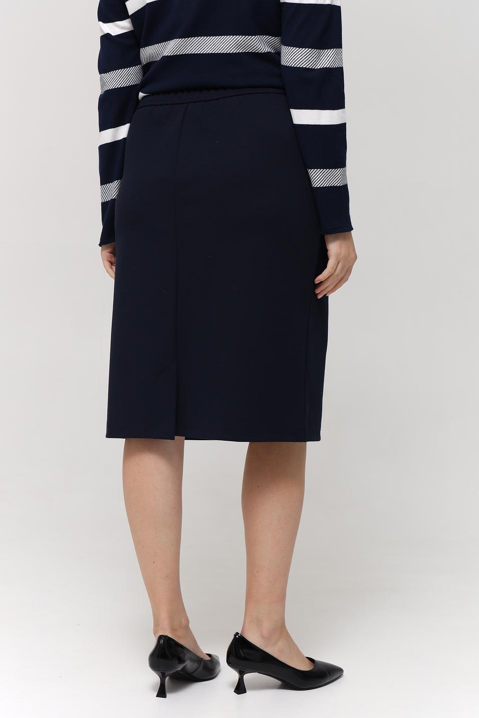 Юбка Rabe collection классическая темно-синяя
