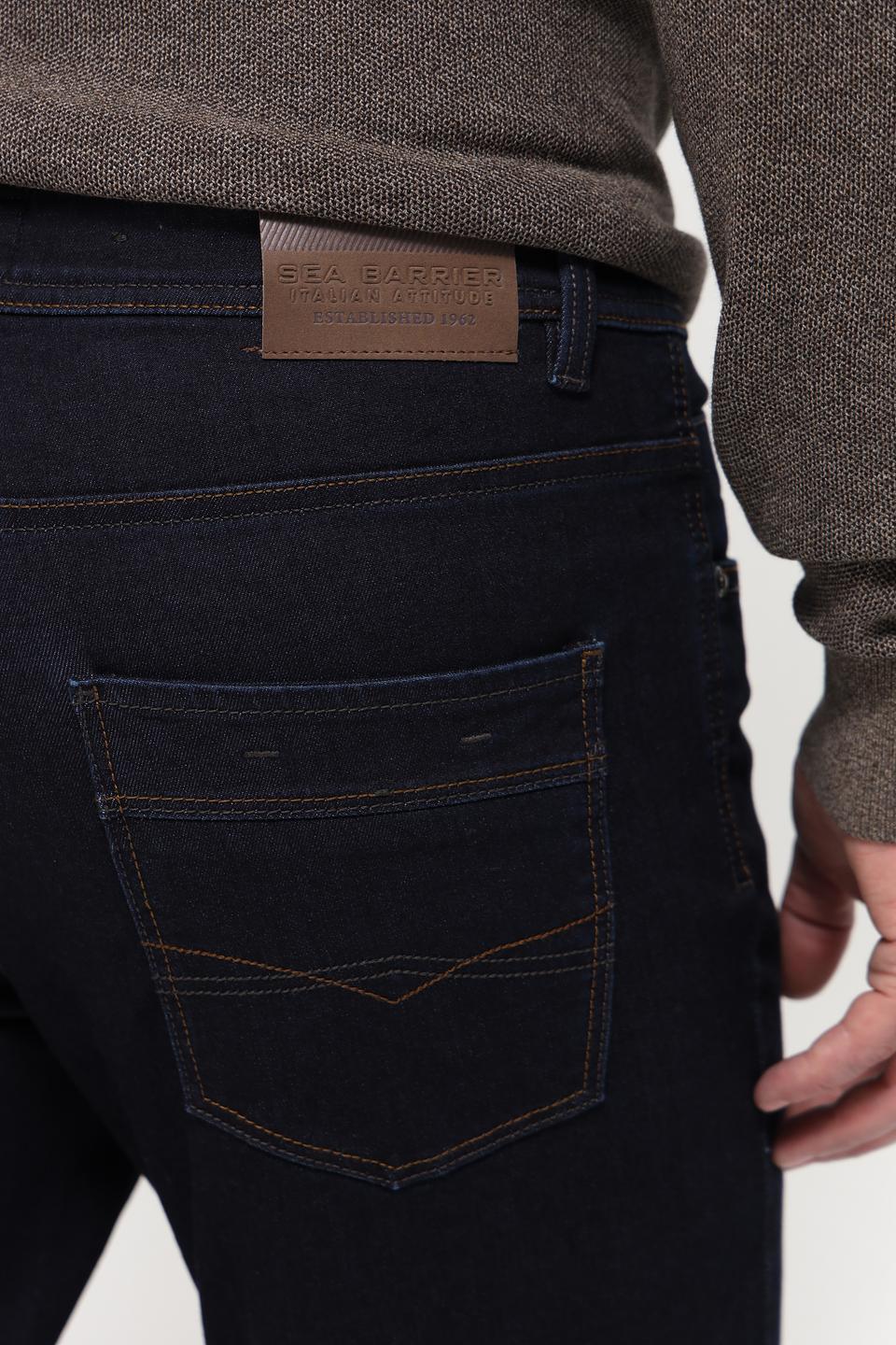 Джинсы Sea Barrier Slim Fit тёмно-синие