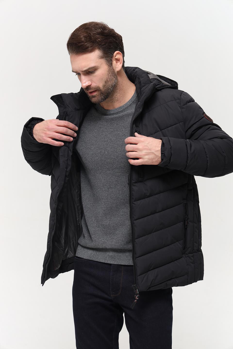 Куртка Casa Moda стеганая чёрная