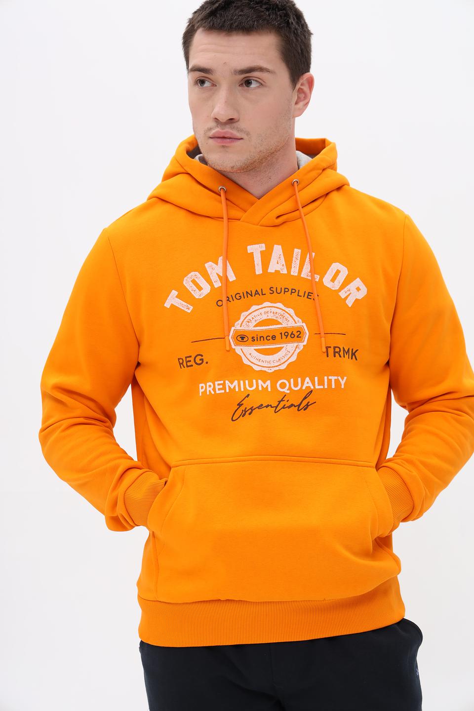Худи Tom Tailor оранжевый