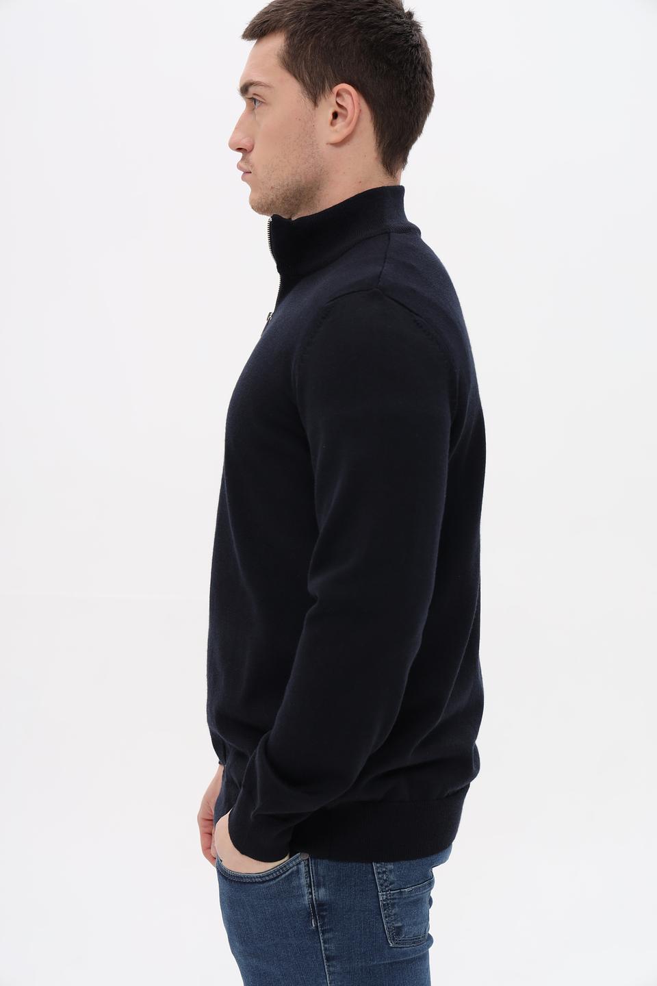 Джемпер Seidensticker с молнией чёрный