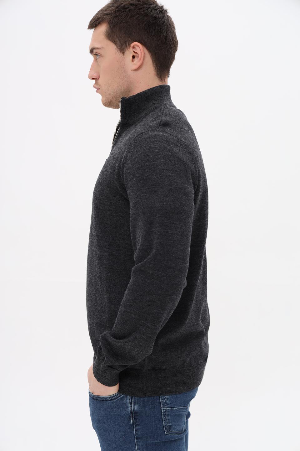 Джемпер Seidensticker с молнией серый