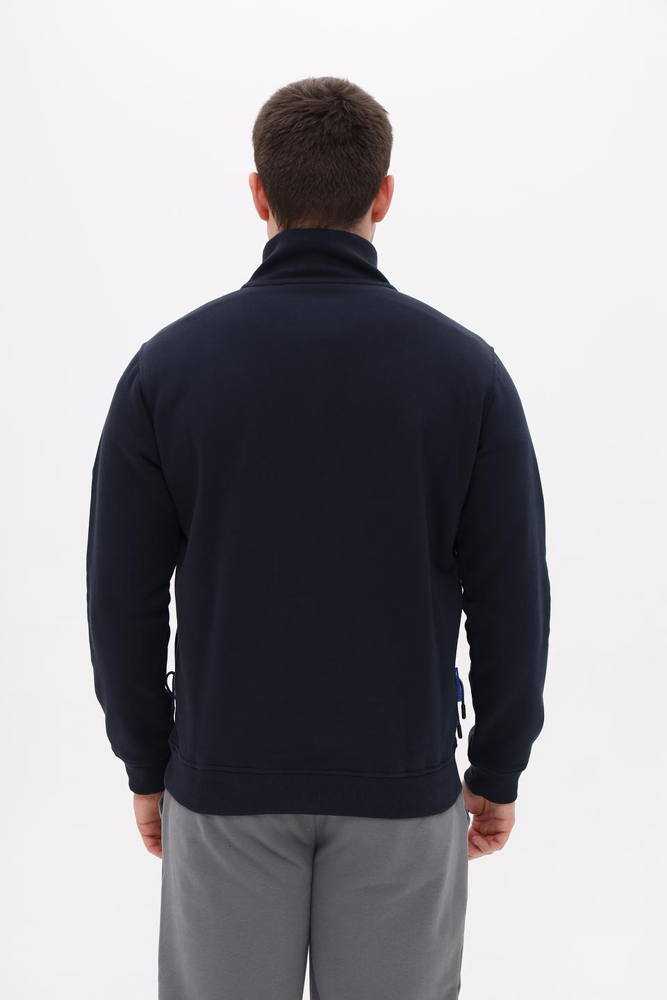 Джемпер Sea Barrier с молнией темно-синий