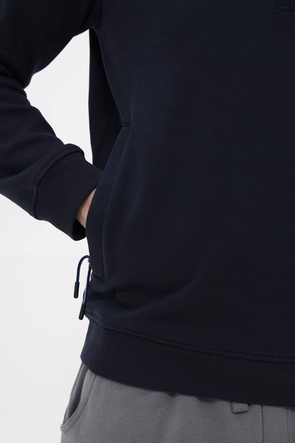 Джемпер Sea Barrier с молнией темно-синий
