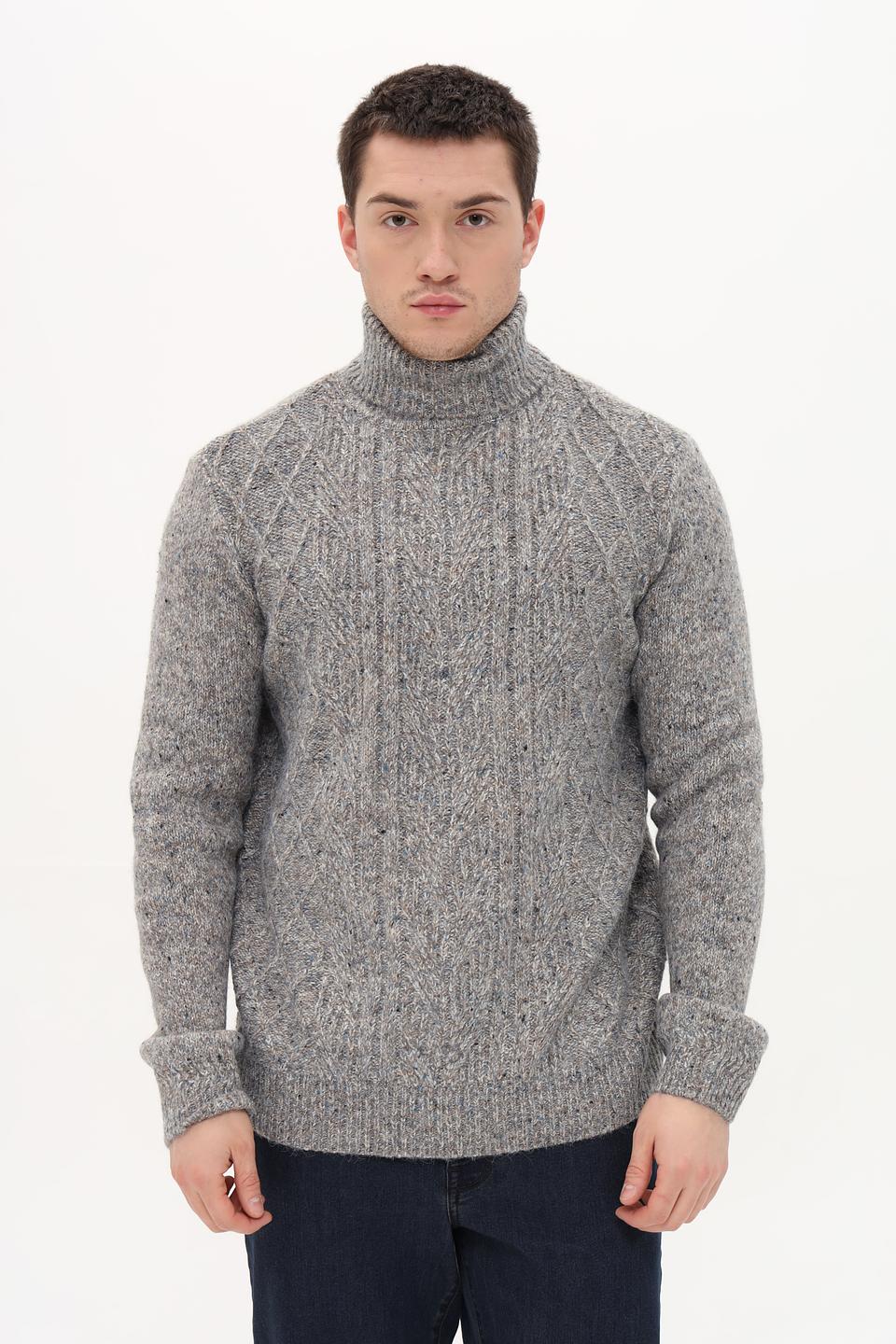 Водолазка Tom Tailor серая с косами