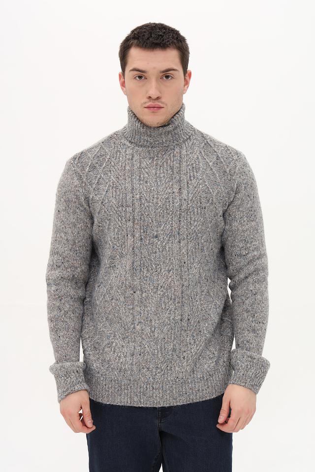 Водолазка Tom Tailor серая с косами