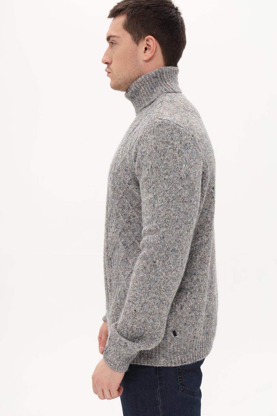 Водолазка Tom Tailor серая с косами