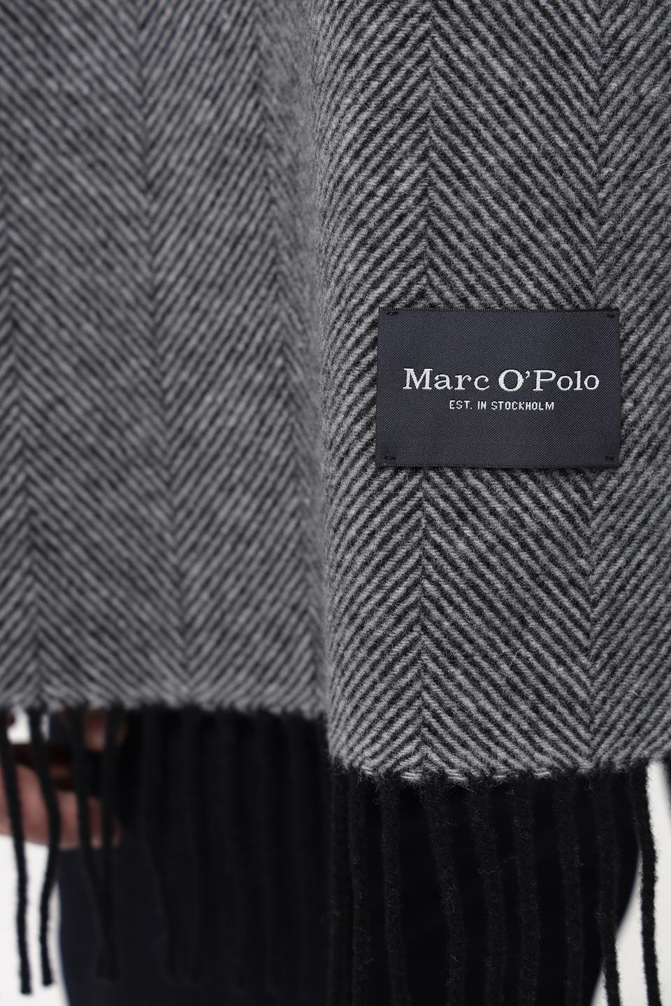 Шарф Marc O Polo в клетку серый