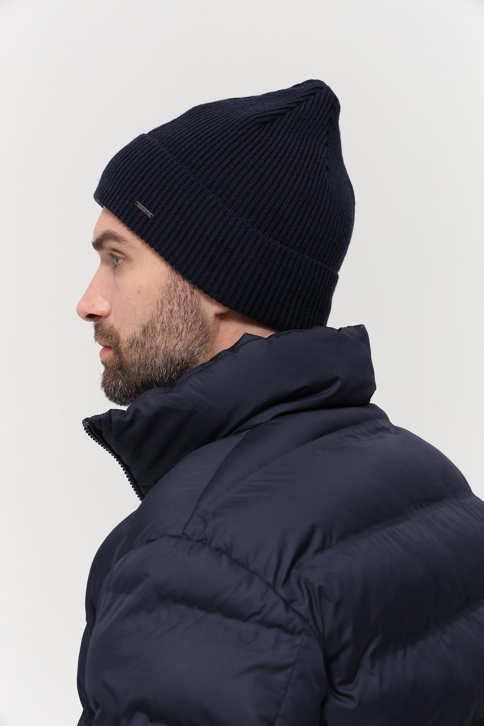 Шапка Marhatter мужская тёмно-синяя