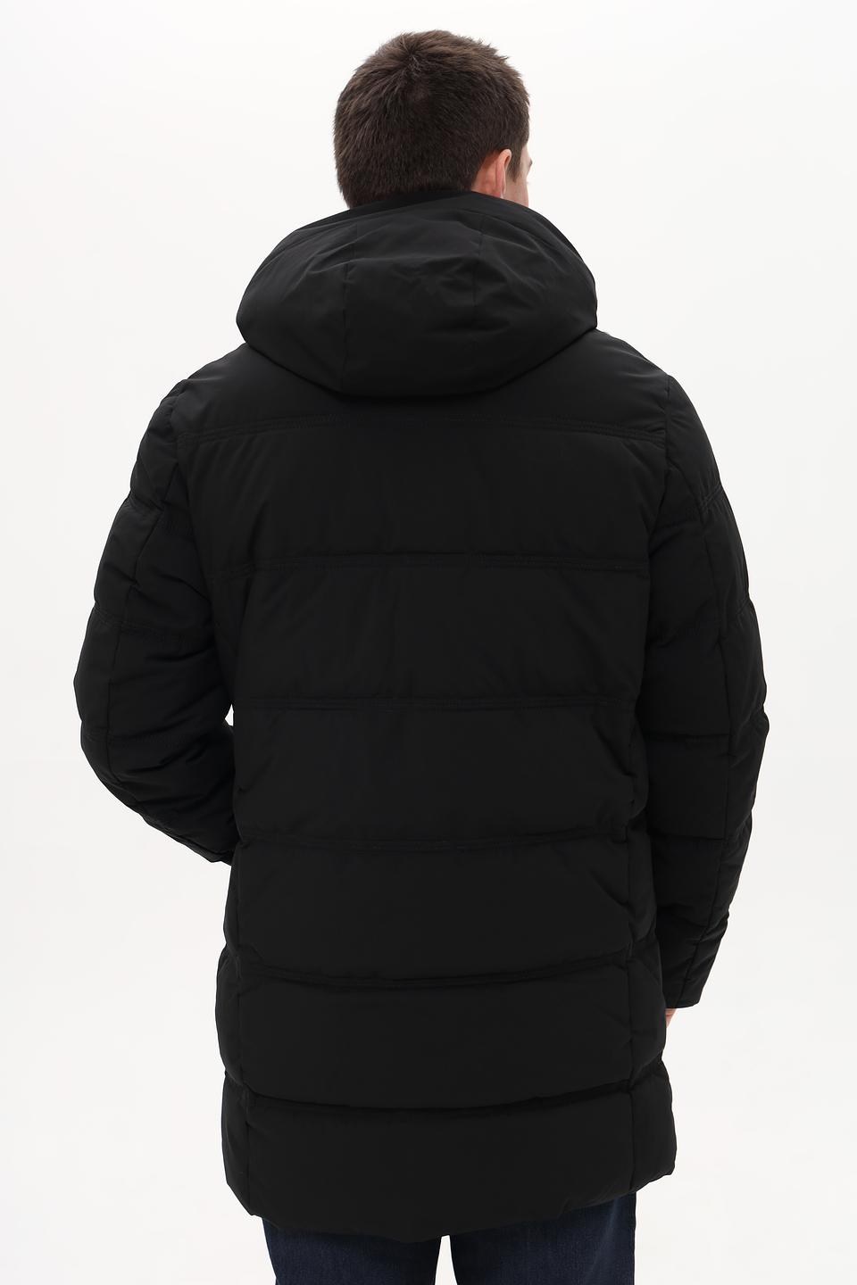 Пальто New Canadian чёрное стеганое