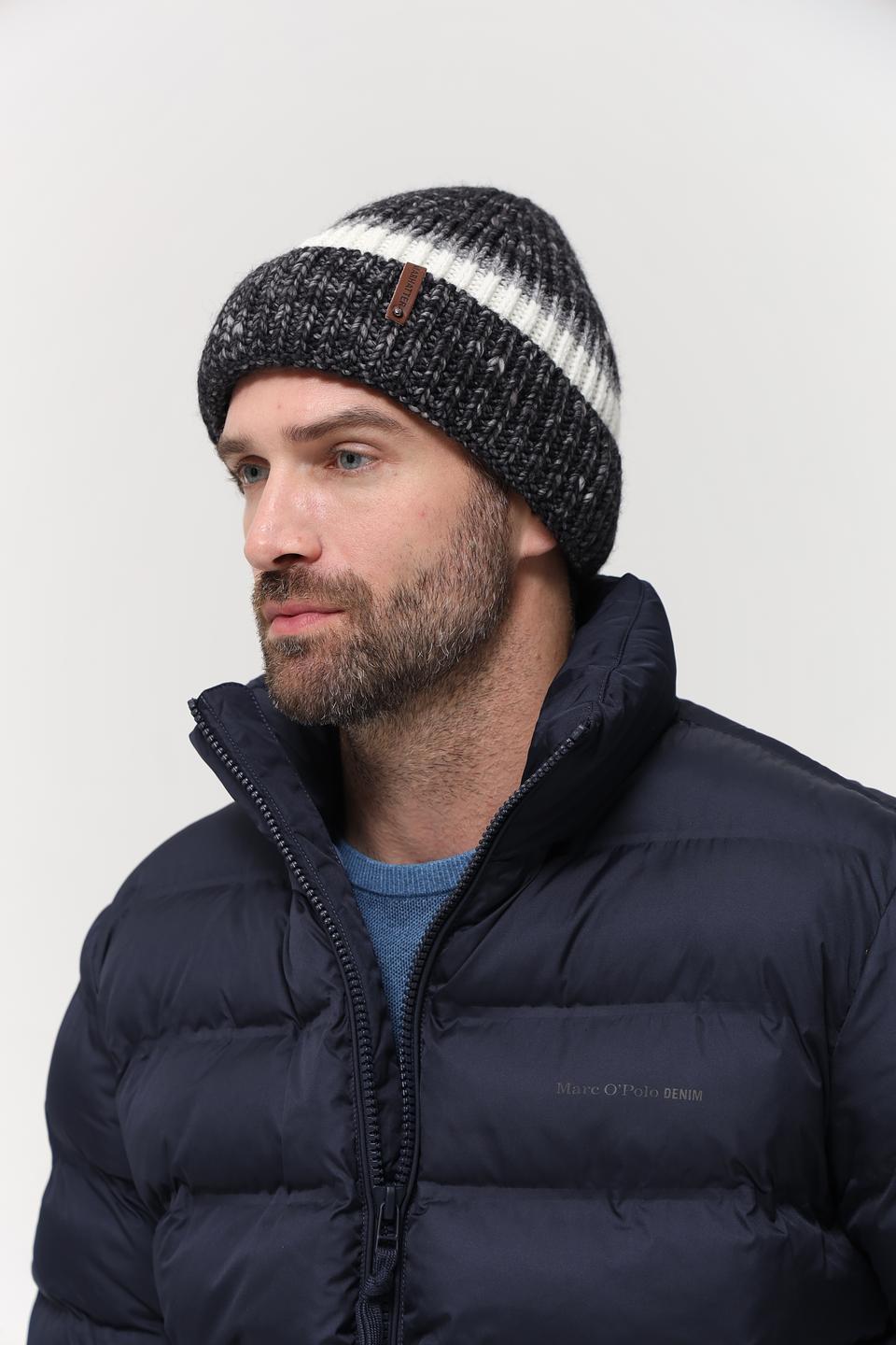 Шапка Marhatter вязаная двухцветная