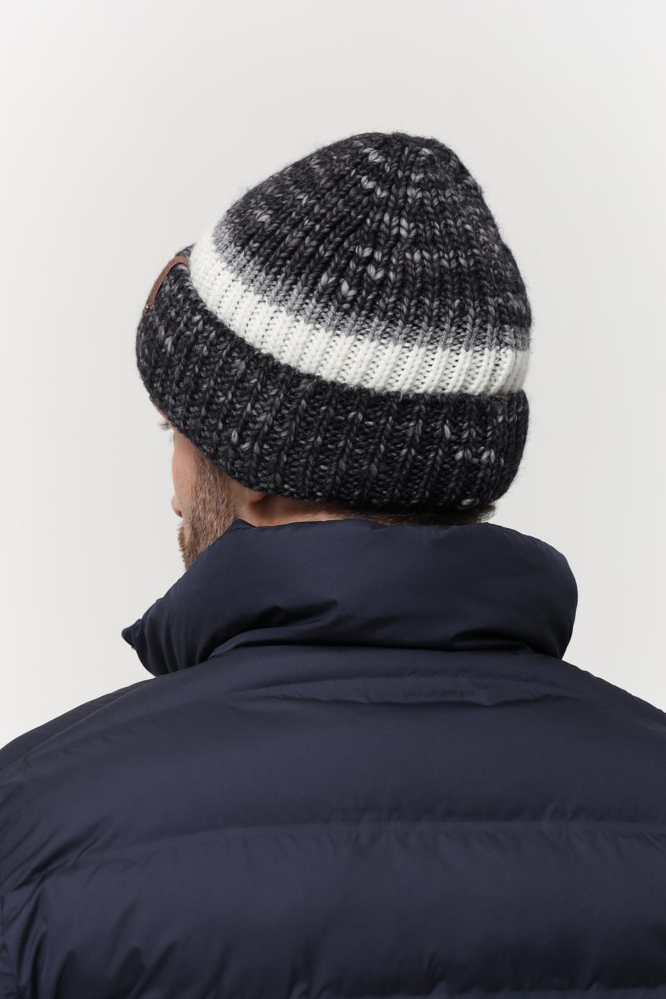 Шапка Marhatter вязаная двухцветная