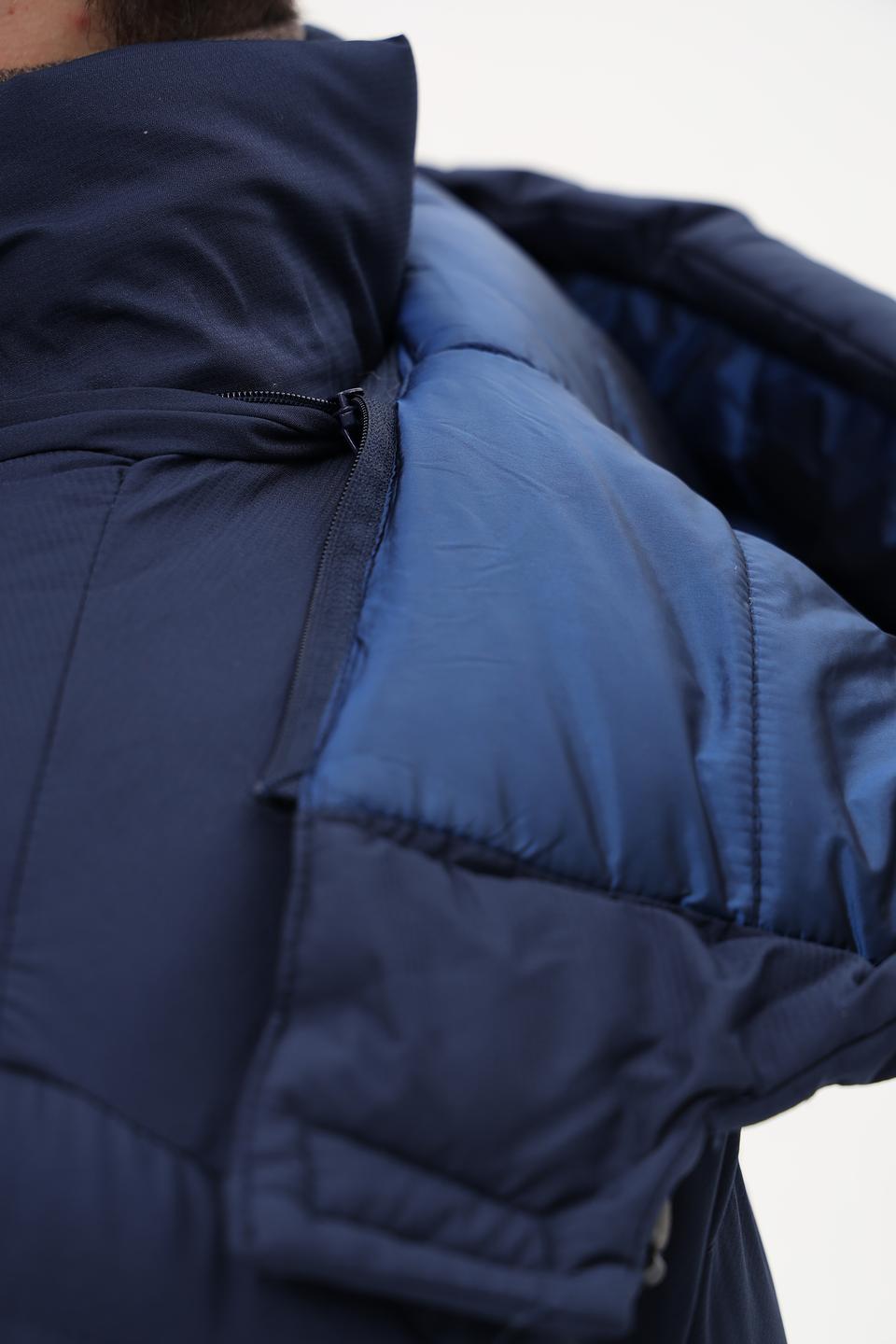 Куртка Granchio стеганая синяя