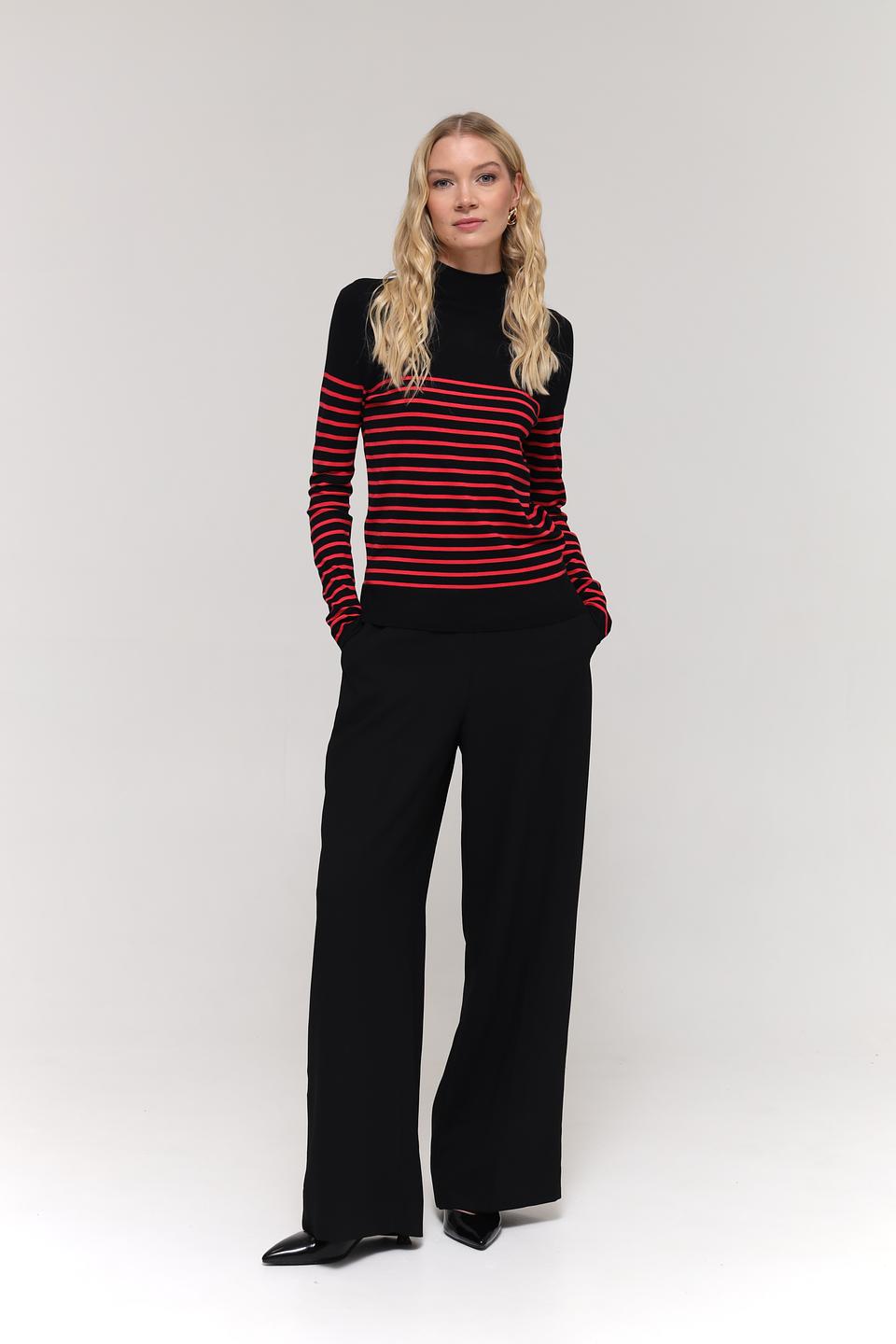 Пуловер Taifun в полоску